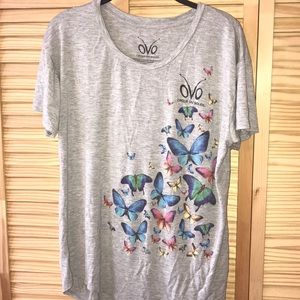 Cirque du Soleil Top w Butterflies